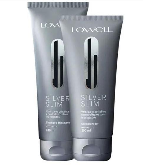 Imagem de Kit lowell silver slim sh+cond