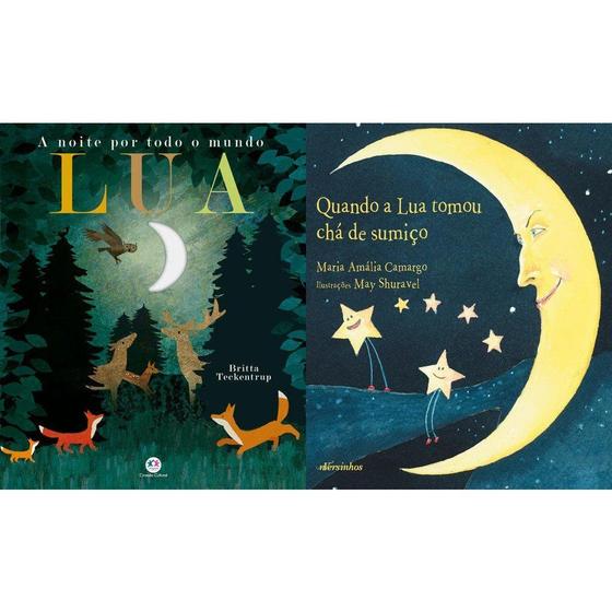 Imagem de Kit Lua A Noite Por Todo O Mundo + Quando A Lua Tomou Chá De Sumiço - Kit de Livros
