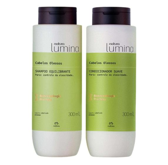 Kit Lumina Controle da Oleosidade Shampoo e Condicionador Natura