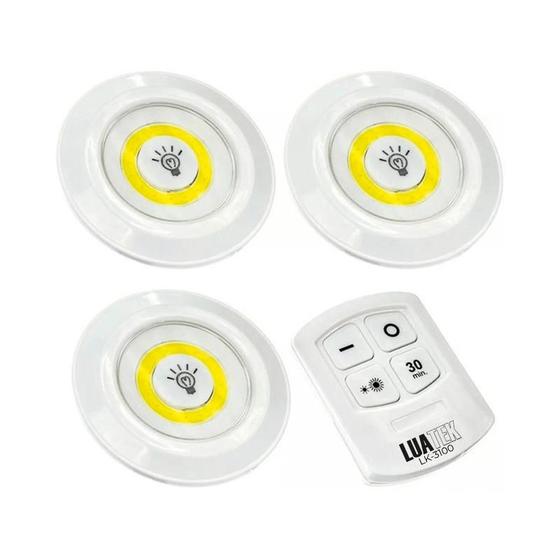 Kit Luminária LED com Controle Remoto Luatek Luminária Magazine Luiza
