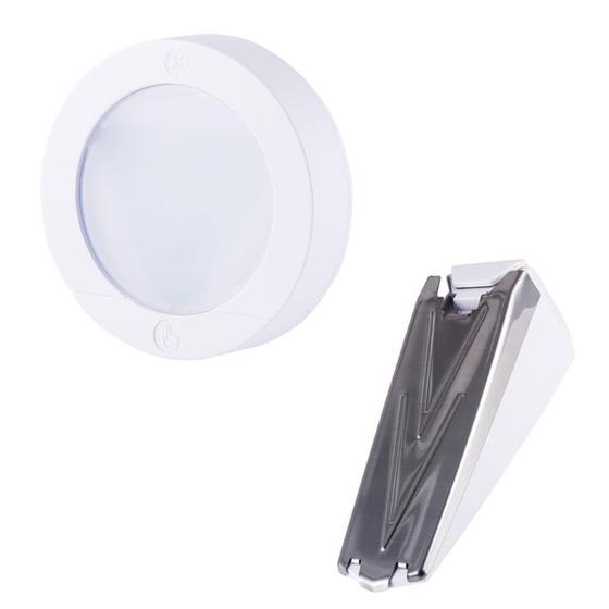 KIT Luminária Portátil LED Com 20 Lumens General Electric + Alarme