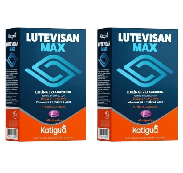 Imagem de Kit Lutevisan Max Katigua Com 2 Caixas De 60 Cápsulas Cada