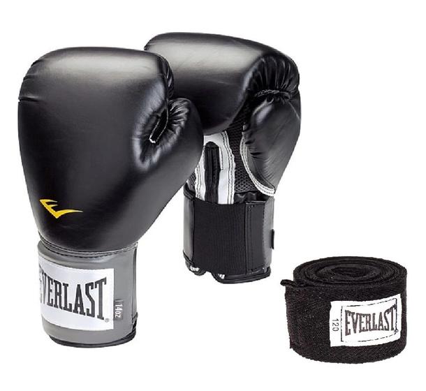 Kit Luva de Treino - Boxe / Muay Thai - Pro Style Training Gloves ...