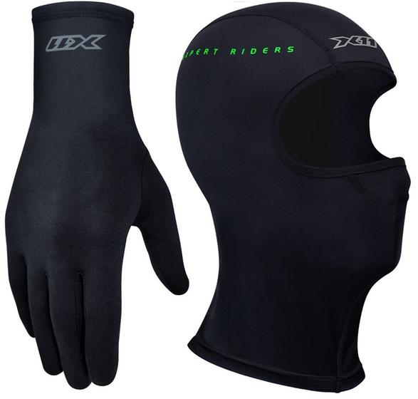 Kit Luva Thermic X11 Segunda Pele + Balaclava Toura Ninja X11 Segunda Pele Menor preço em Kit Luva Thermic X11 Segunda Pele + Balaclava Toura Ninja X11 Segunda Pele
