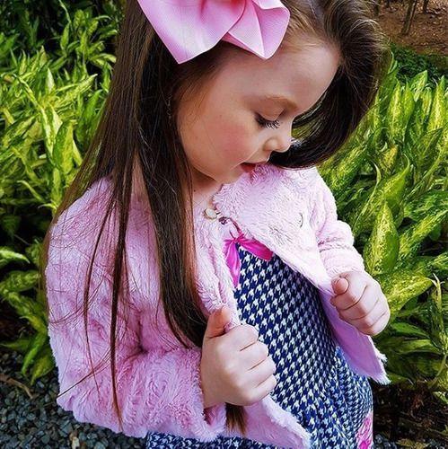 Kit Luxo Vestido Menina Paraiso Bolero Tam Cd 8192