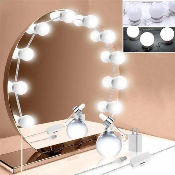 Imagem de Kit Luz Camarim 3 Cores 10 Lâmpadas Led Auto-colante