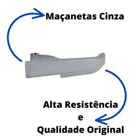 Imagem de Kit Maçanetas Internas Puxador 4 Porta Agile 2009 até 2014