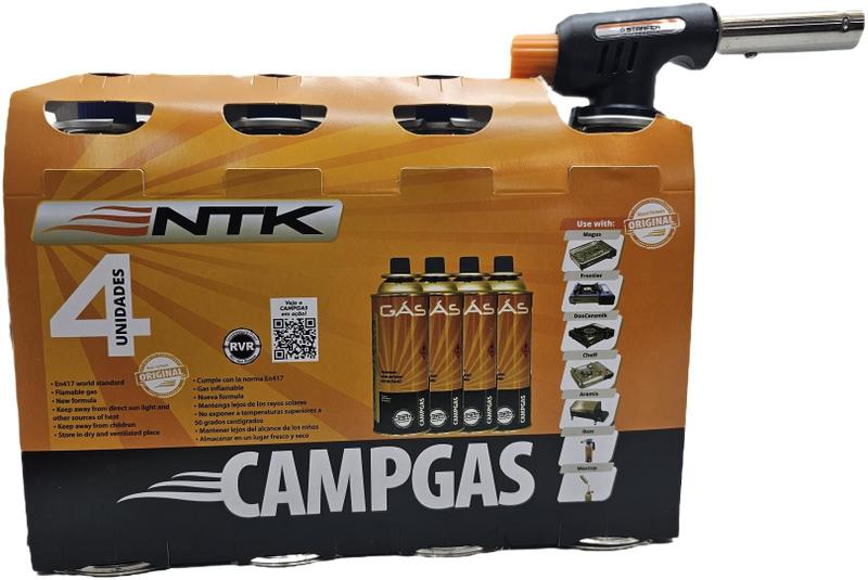 Kit Maçarico Culinário Profissional com 4 Refis Menor preço em Kit Maçarico Culinário Profissional com 4 Refis