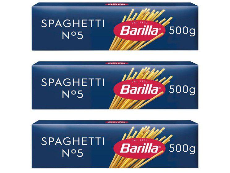 Imagem de Kit Macarrão Spaghettini Grano Duro Barilla Seco