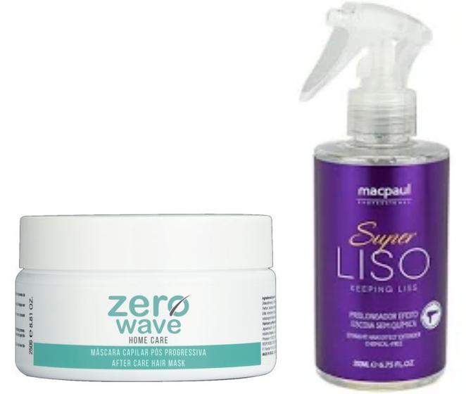 Imagem de Kit Macpaul Liso dos Sonhos (Super Liso+Zero Wave)