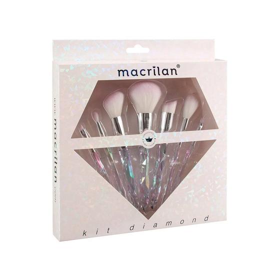 Imagem de Kit Macrilan Diamond 7 Pinceis ref ED003