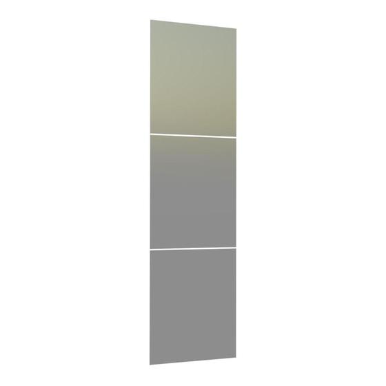 Imagem de Kit Madesa com 3 Espelhos de 60 x 49,5 cm para Guarda-Roupa