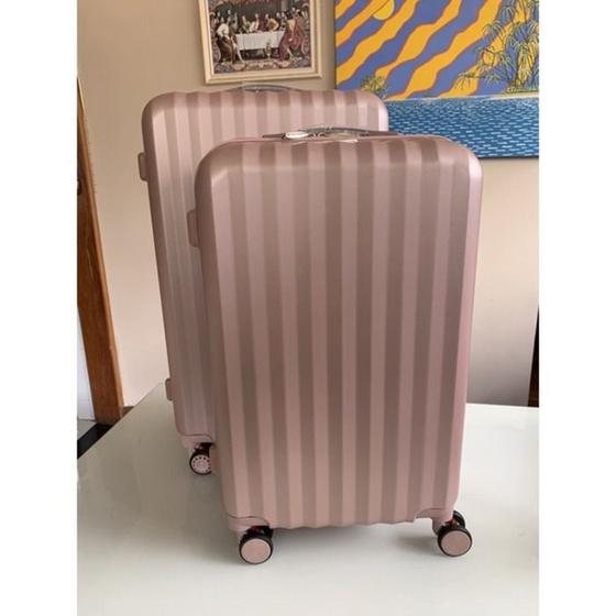 Kit mala grande 35kg + mala media 23kg para viagem tokio Menor preço em Kit mala grande 35kg + mala media 23kg para viagem tokio