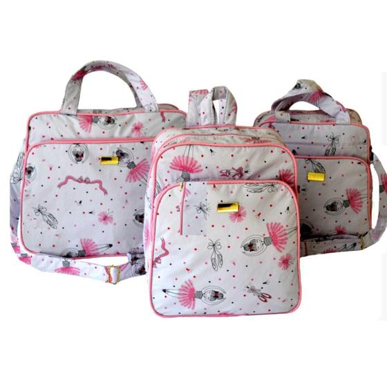Imagem de kit mala Maternidade - Lançamento Bolsa bebe BL 3 pçs