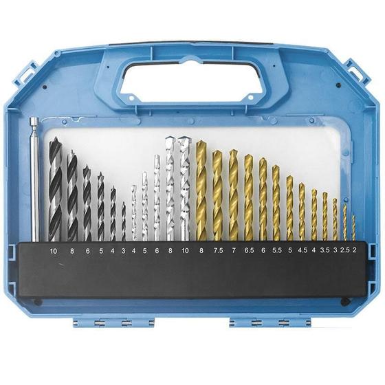 Kit Maleta de Brocas, Brocas SDS-Plus e Bits p/ Furadeira ...