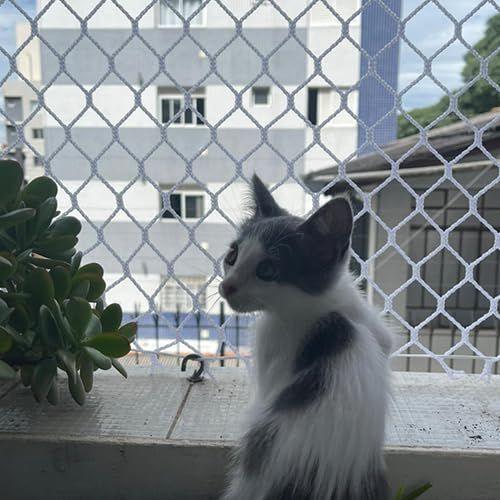 Imagem de Kit Malha 3x3 Rede Tela de Proteção 1.60X3.50 Para Gatos Filhotes, Pássaros e Crianças (3.50x1.60)