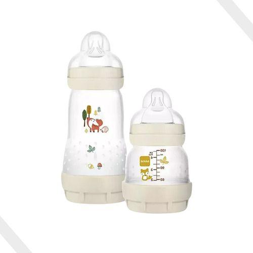 Imagem de Kit Mamadeira Mam Com Tampa Easy Start 130ml E 260ml Bico 0