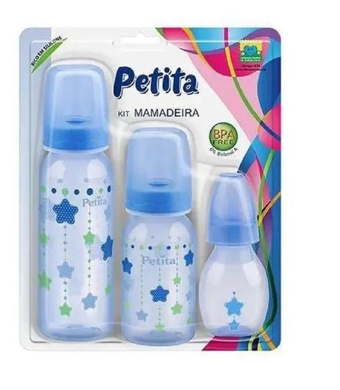 Imagem de Kit Mamadeira Petita Menino/Menina 3 Peças