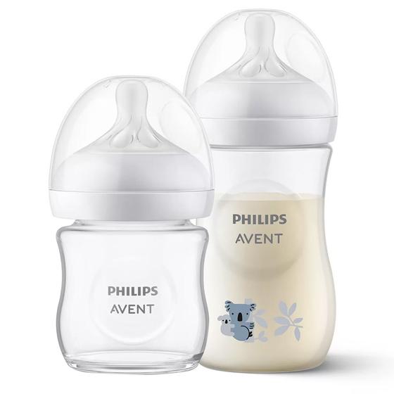 Imagem de Kit Mamadeira Philips Avent Pétala 3.0 Coala 125/260ml Bebê