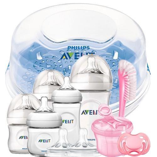 Imagem de Kit Mamadeiras Pétala 11pçs Rosa - Philips Avent