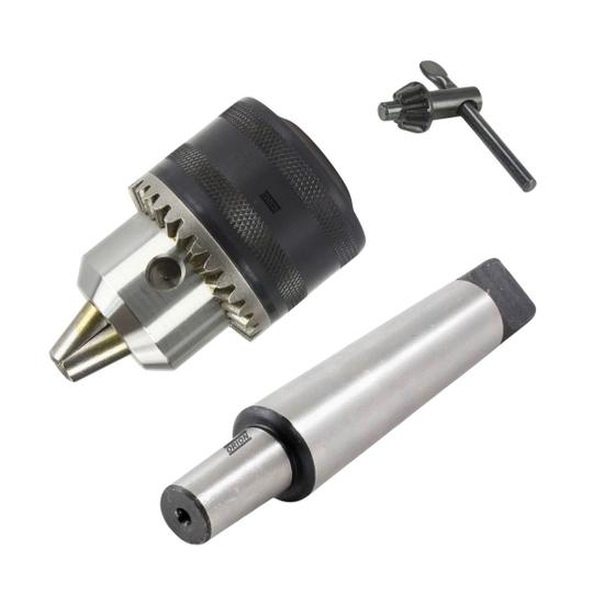 Imagem de kit mandril com chave 3 a 16 mm + haste cm4
