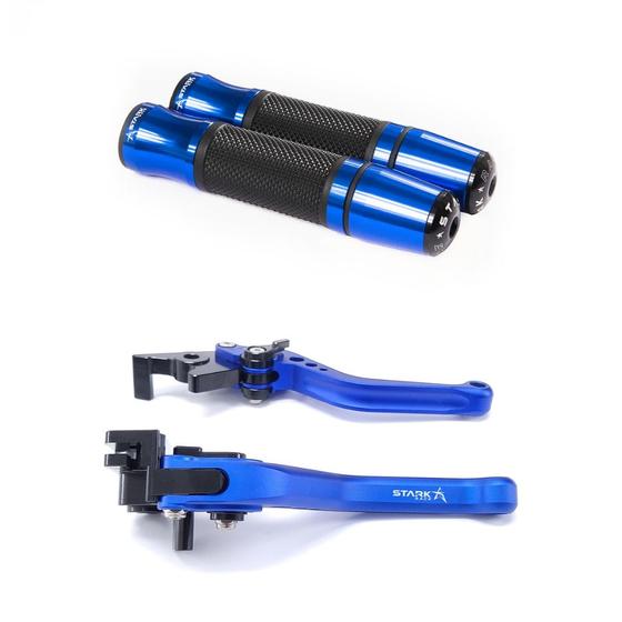 Imagem de KIT Manete Curto e Manopla Esportivo Monster Yamaha Mt03 16 A 24 Yzf R3 15 A 24