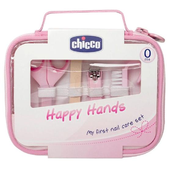 Imagem de Kit Manicure Conjunto De Cuidados Happy Hands Rosa Chicco
