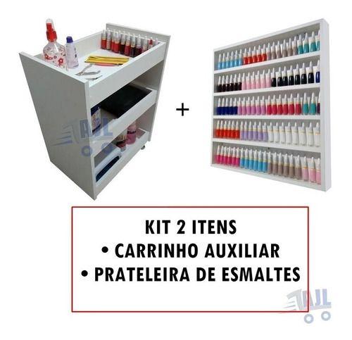 Imagem de Kit Manicure Espositor de Esmaltes+Mesinha Manicure