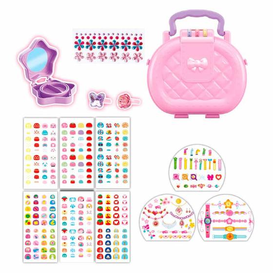 Imagem de Kit Manicure Infantil - Fashion Unha Mania - Maleta - DM Toys