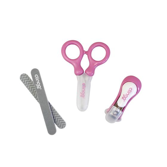 Imagem de Kit Manicure Infantil Rosa - Clingo