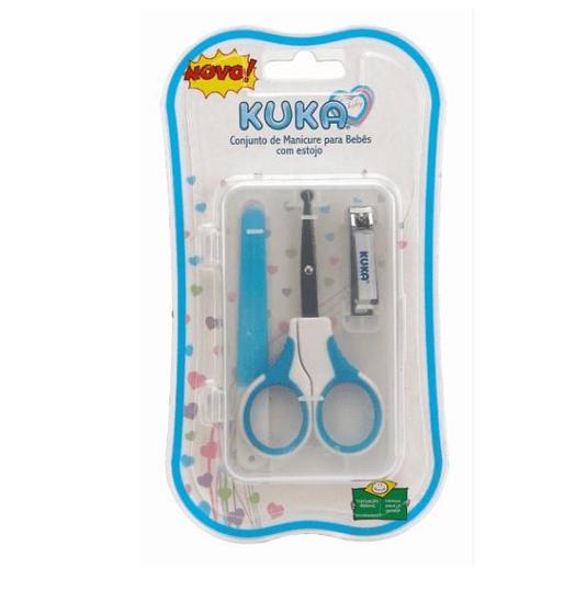 Imagem de Kit Manicure Para Bebes Azul 0m+ Kuka