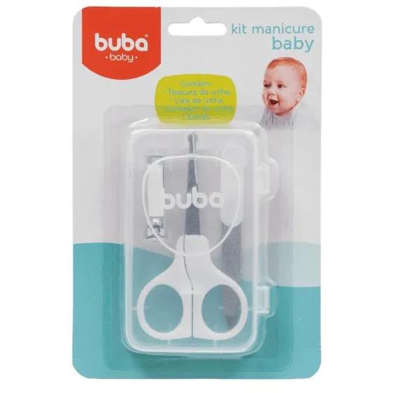 Imagem de Kit Manicure Para Bebes Branco 0m + Buba