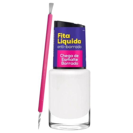 Imagem de Kit Manicure Pedicure Fita Líquida E Espátula Mista De Unhas