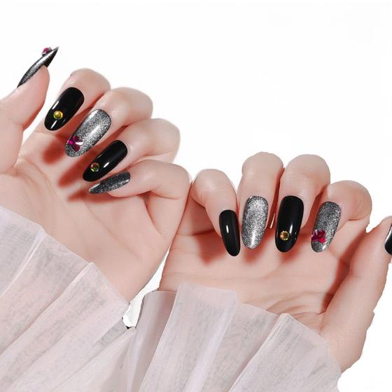 Imagem de Kit Manicure Wokex High-End - Unhas Olho de Gato Estrelado (2 Unidades) com Clip