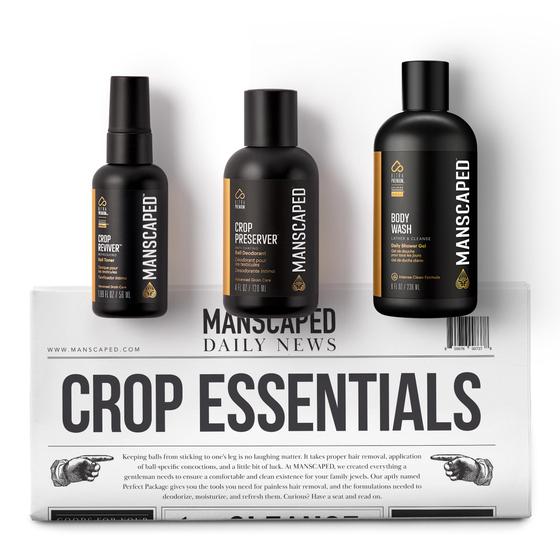 Imagem de Kit MANSCAPED Crop Essentials para Higiene Masculina, 4 Peças