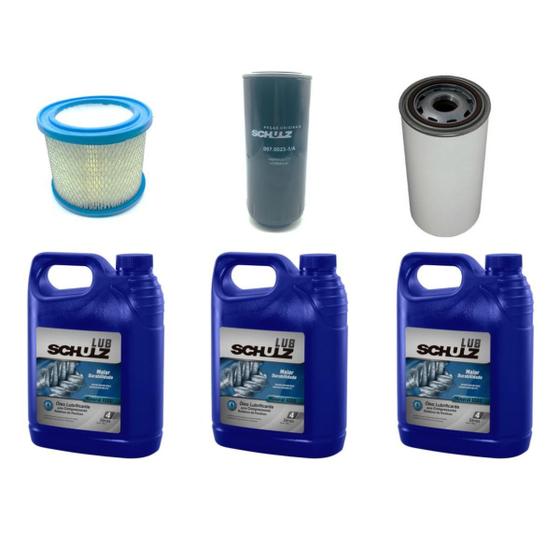 Imagem de Kit Manutenção Preventiva Completa Compressor Schulz - Srp 3020 Compact / Srp 3025 Compact