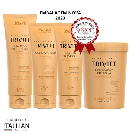 Imagem de Kit Manutenção Trivitt com Leave In + Hidratação Intensiva 1Kg