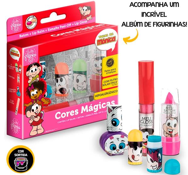 Imagem de Kit Maquiagem Infantil Cores Mágicas - Turma Da Mônica