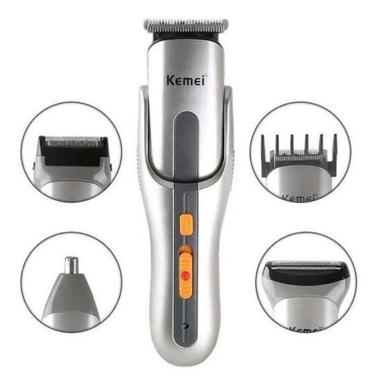 Imagem de Kit Maquina Cortar Cabelo Depilador Shaver Unissex 8 Em 1