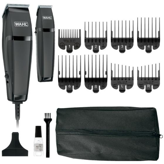 Kit Máquina de Cortar Cabelo Wahl + Aparador de Pelos Home 6 Pentes é boa?
