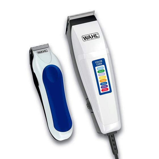 Kit Máquina de Corte e Aparador de Pelos Wahl Color Code Combo 127V Menor preço em Kit Máquina de Corte e Aparador de Pelos Wahl Color Code Combo 127V