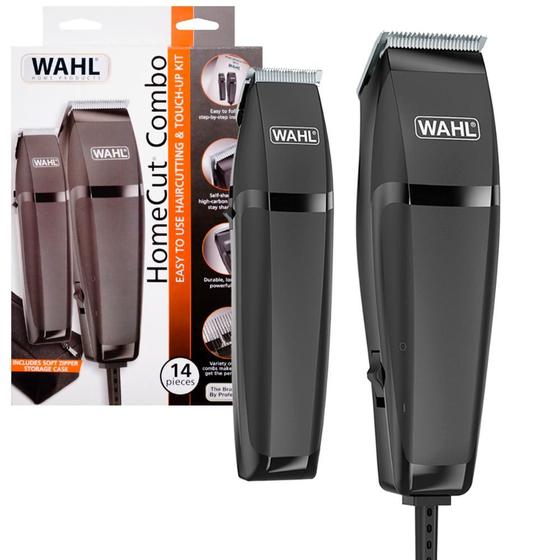 Kit Máquina de Corte e Aparador Wahl Home Cut Combo 127V Máquina de