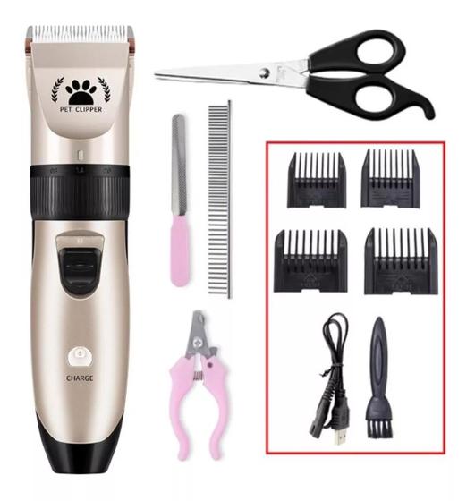 Kit Maquina De Tosa Sem Fio Bivolt Cães E Gatos Tosador Pet Menor preço em Kit Maquina De Tosa Sem Fio Bivolt Cães E Gatos Tosador Pet