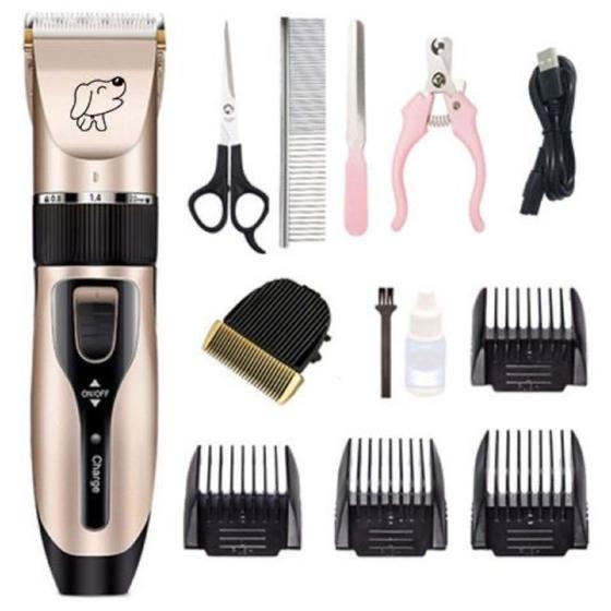 Kit Maquina de Tosa Tosquiadeira Para Cachorro Gato Recarregável Pet é boa?
