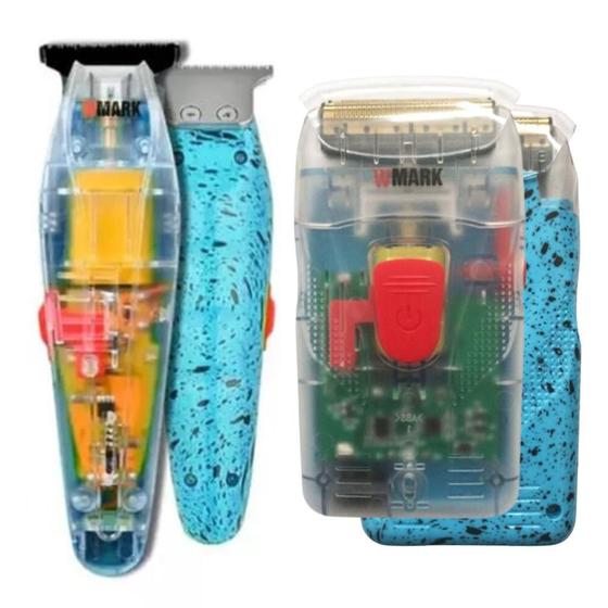 Kit Maquinas Acabamento Ng-202 + Shaver Ng-987 Azul Menor preço em Kit Maquinas Acabamento Ng-202 + Shaver Ng-987 Azul