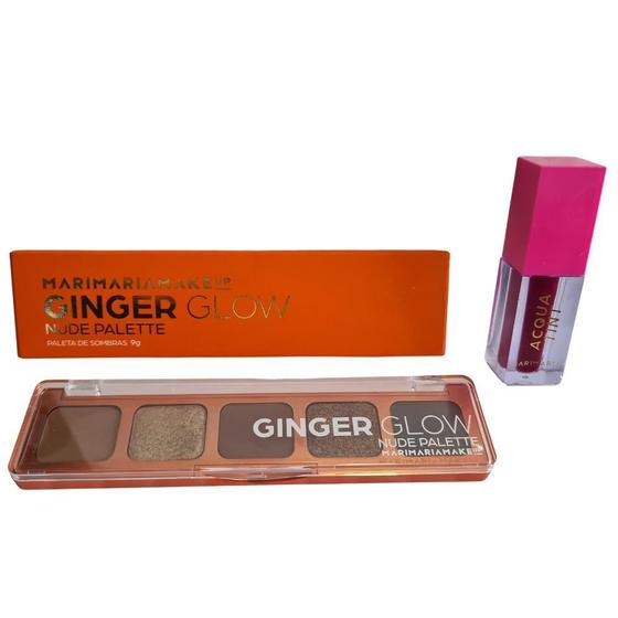 Imagem de Kit Mari Maria Acqua Tint Jam+Ginger Glow Paleta De Sombras