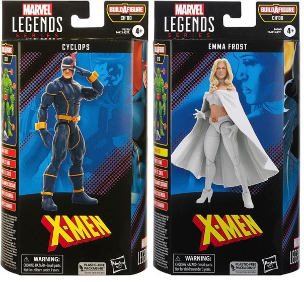 Imagem de Kit Marvel Legends X-Men Ciclope e Emma Frost Hasbro