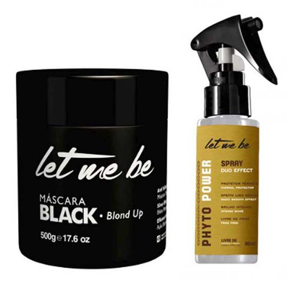 Imagem de Kit Masc. Matizadora Black e Spray Duo Effect 60ml Let Me Be