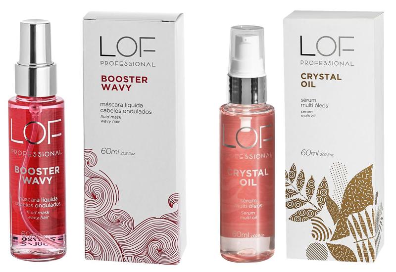 Imagem de Kit Máscara Booster Wavy 60ml + Crystal Oil LOF 60ml