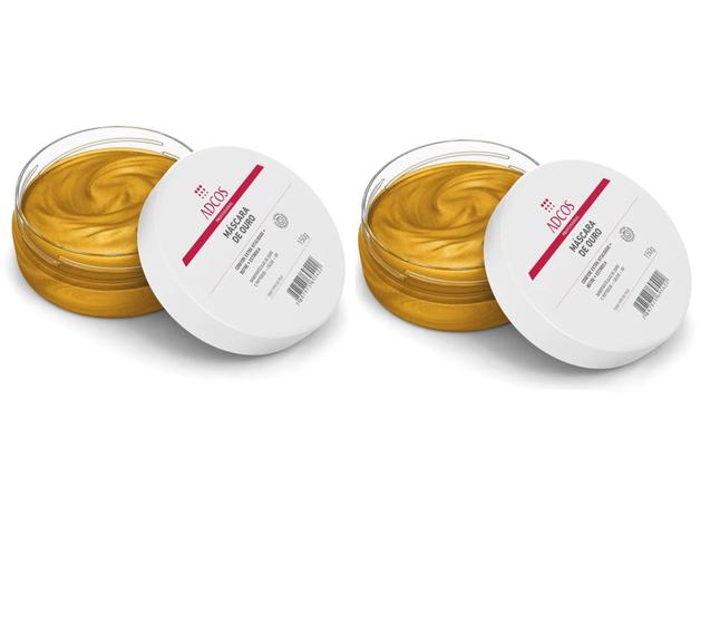 Kit Máscara De Ouro Profissional Adcos 300G Dermocosmético Facial
